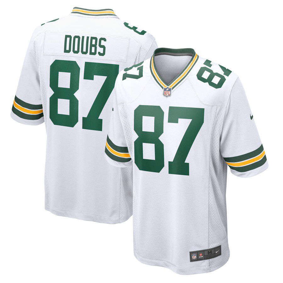 Men Green Bay Packers #87 Romeo Doubs Nike White Game Player NFL Jersey->green bay packers->NFL Jersey